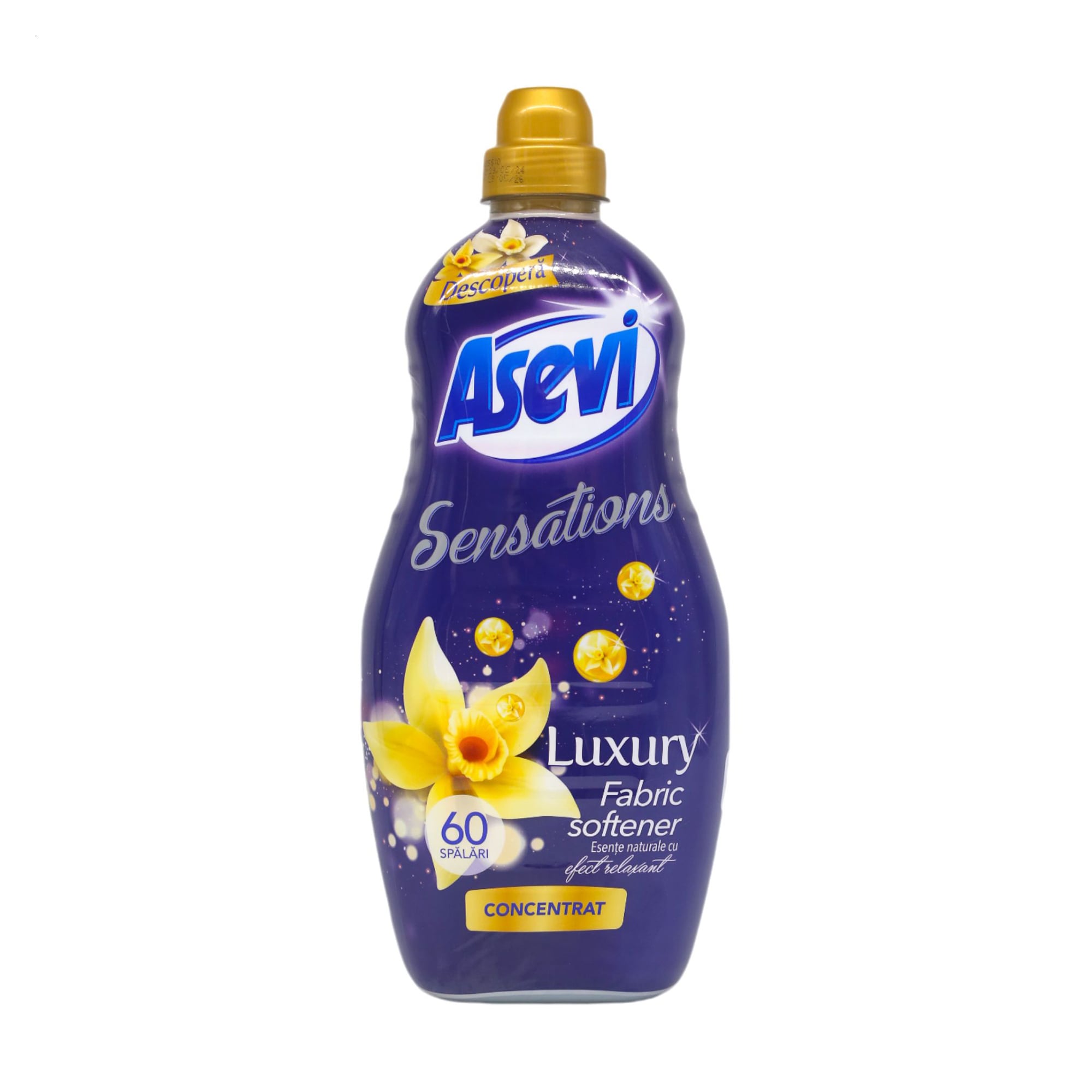Концентрований кондиціонер для білизни Asevi Sensations Luxury, 60 циклів прання, 1.44 л